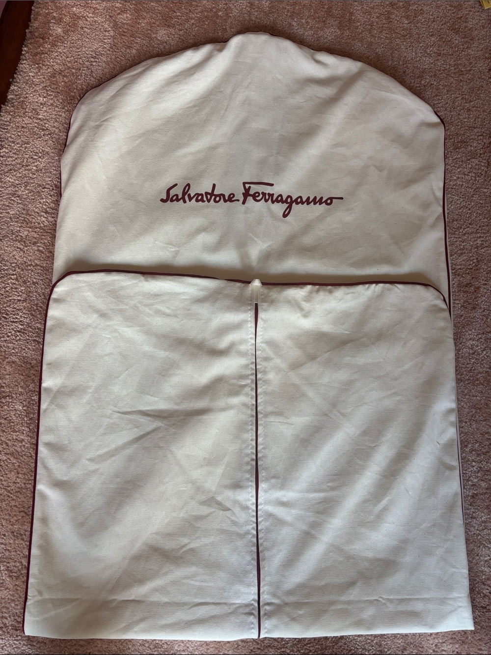 ♥️ New Salvatore Ferragamo Cotton heavy Garment Bag